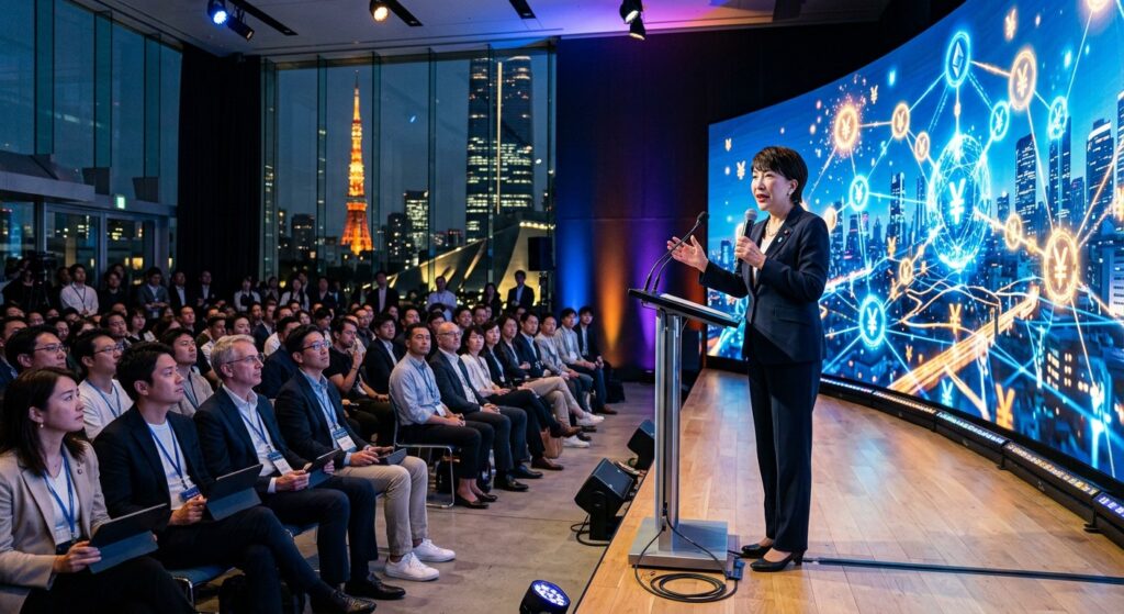 Japan Takaichi Soutient Startups Web3 Avec Financement