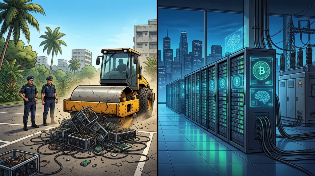 Malaisie Saisit 75 000 Rigs : Les Guerres Électriques du Bitcoin