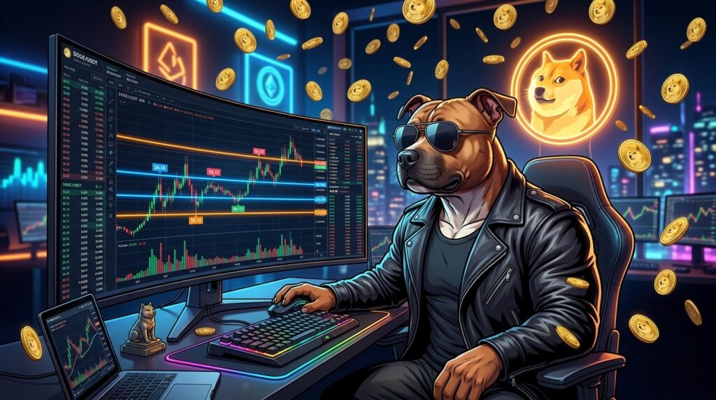 Meme Coins : Dogecoin Teste Ses Supports Clés Tandis QueGenerating the French blog article Maxi Doge Franchit Un Cap