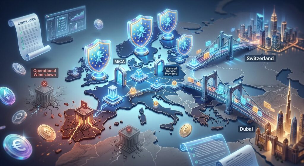 MiCA Force l’Adaptation du Marché Crypto en Europe