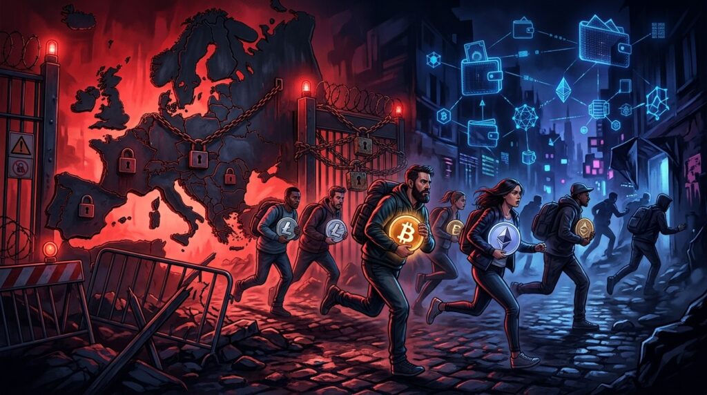 MiCA : La Régulation Européenne Fait Fuir Les Traders Crypto