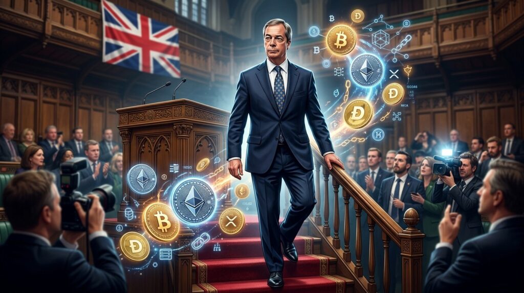 Nigel Farage Démissionne Après Polémique Dons Cryptos