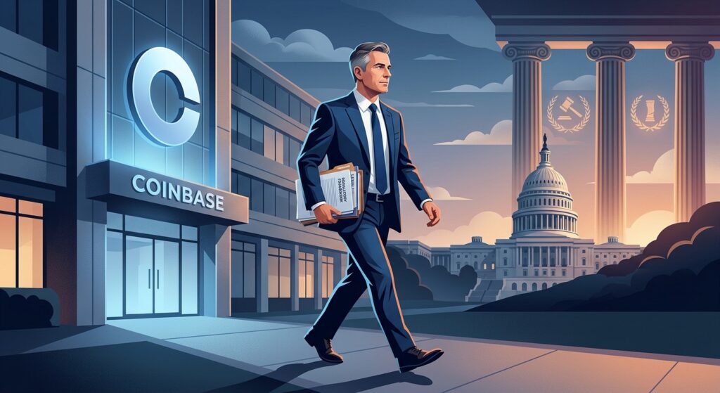 Paul Grewal Quitte Coinbase Avant Vote CLARITY Crucial