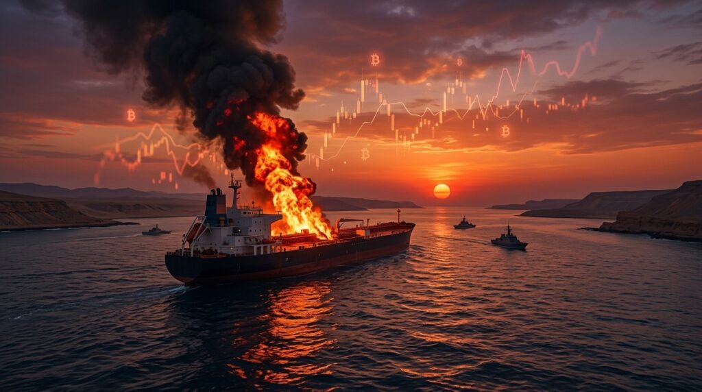 Pétrole Flambant : Impacts sur Bitcoin et Cryptos Iran-USA