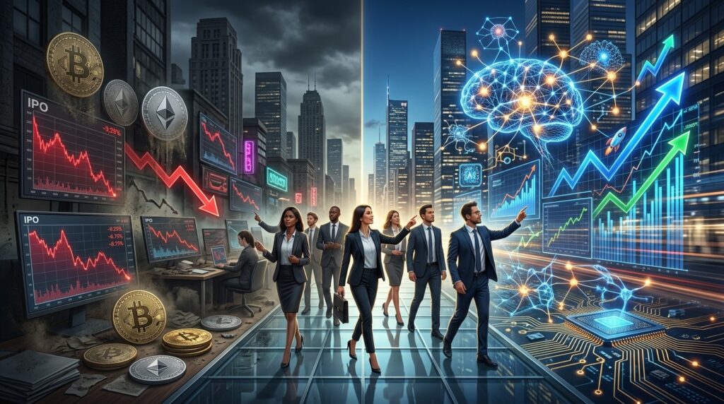 Pourquoi les Investisseurs Délaissent les IPO Crypto pour l’IA