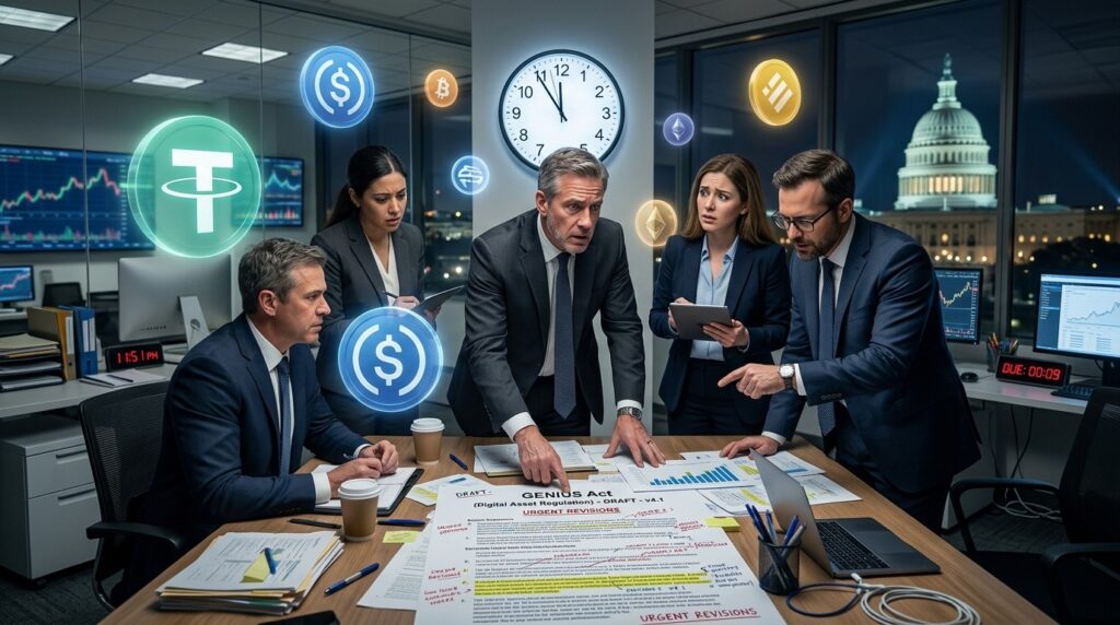 Régulateurs US Manquent Délai GENIUS Act sur Stablecoins