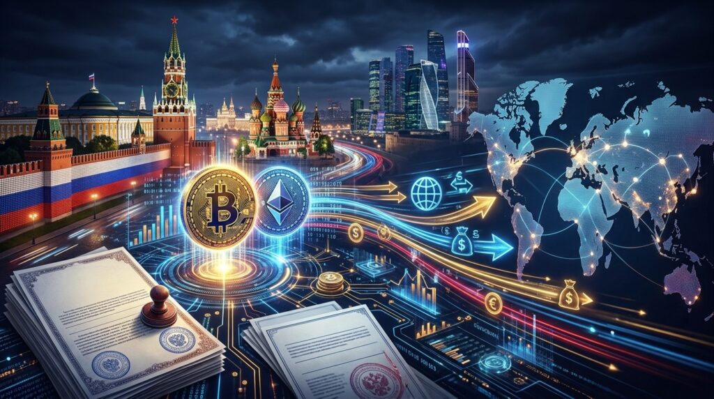 Russie Crypto : Plafonds et Paiements Transfrontaliers dès Septembre
