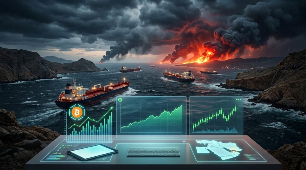Tension Iran-USA : Pétrole S’Embrase, Bitcoin Reste Calme