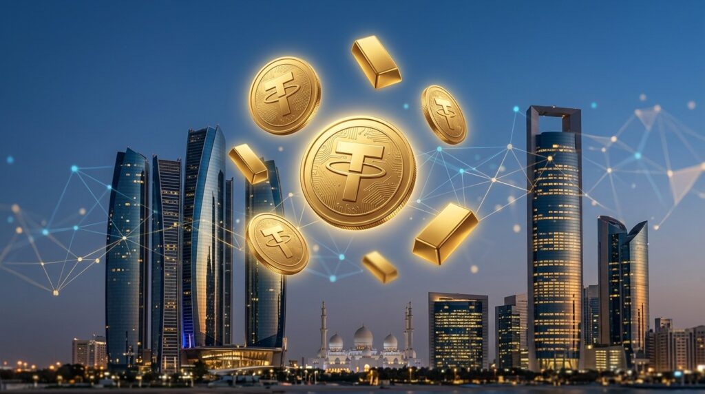 Tether Gold Gagne Statut Abu Dhabi et Valeur Triplée