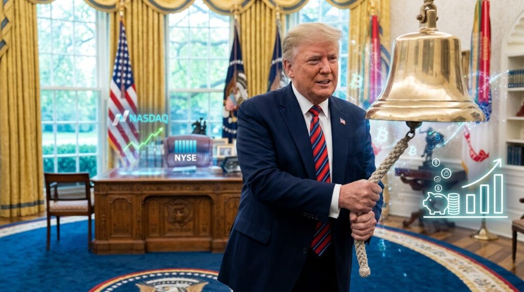 Trump Lance Les Trump Accounts : Marchés En Hausse Et Crypto En Vue