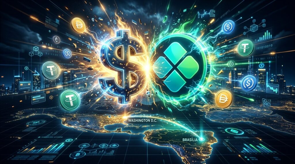 Trump Vise le Pix Brésilien Amid Stablecoins Dollars