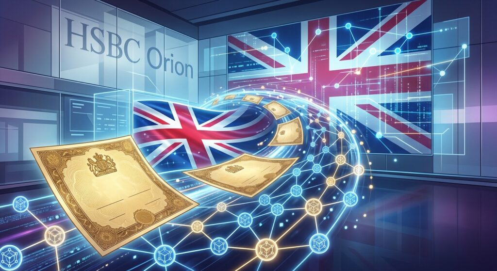 UK Choisit HSBC Orion Pour Première Obligation Souveraine Digitale