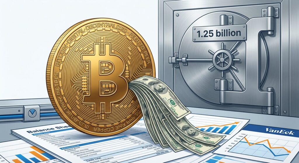 VanEck : Vente BTC de Strategy Laisse Plan 1,25 Md Intact