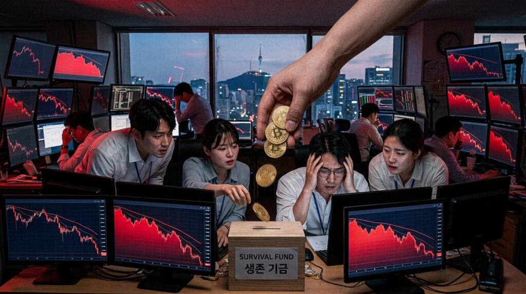 Vendre Ses BTC Pour Survivre : Exchanges Coréens En Difficulté