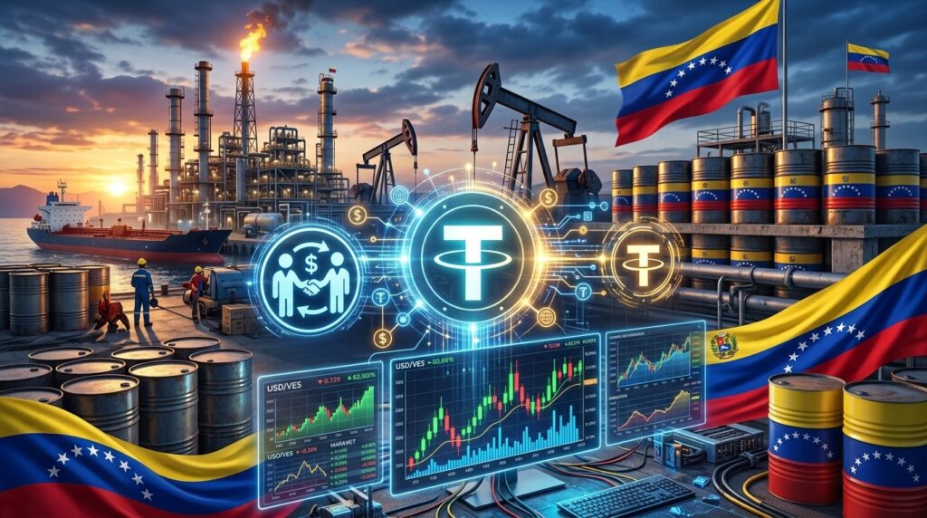 Venezuela : USDT Rivalise Avec Les Exportations De Pétrole