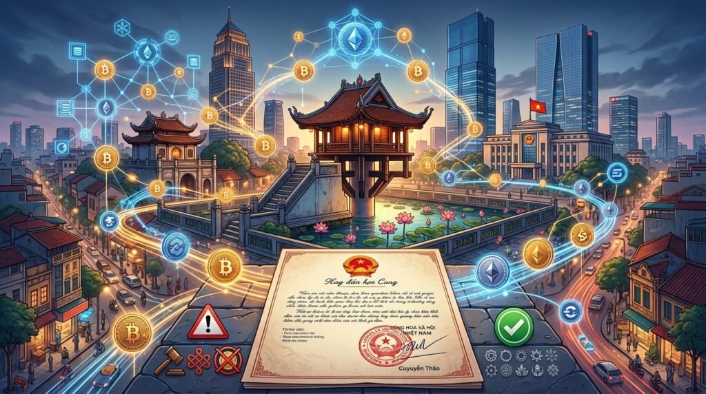 Vietnam Régule Cryptos : 1900$ d’Amende pour Mauvaise Plateforme