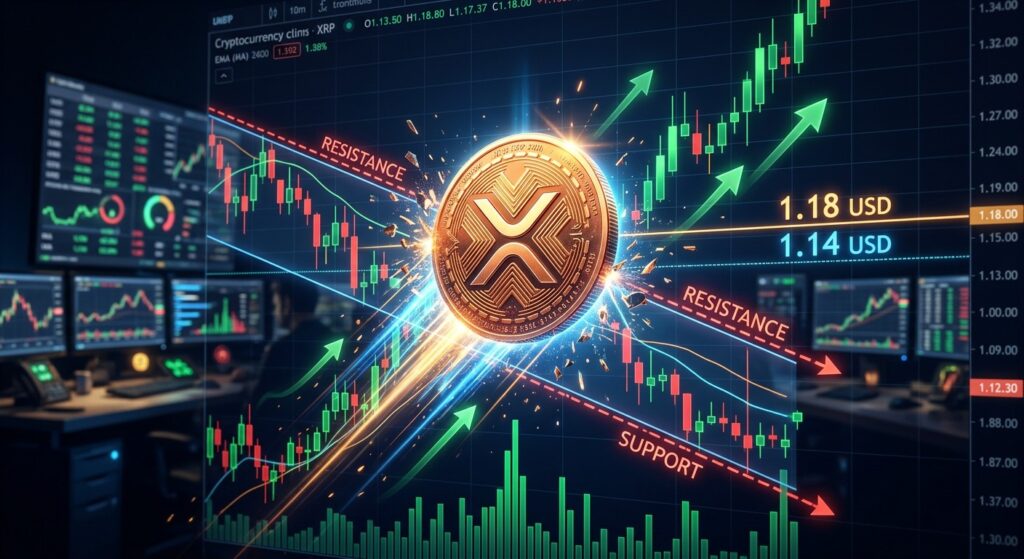 XRP Prix : Breakout Relance $1.14 et $1.18