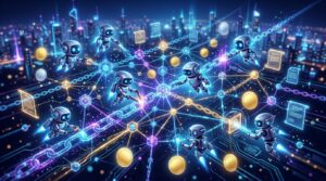 Agents Ia Multiplient Transactions Blockchain 10 A 100 Fois