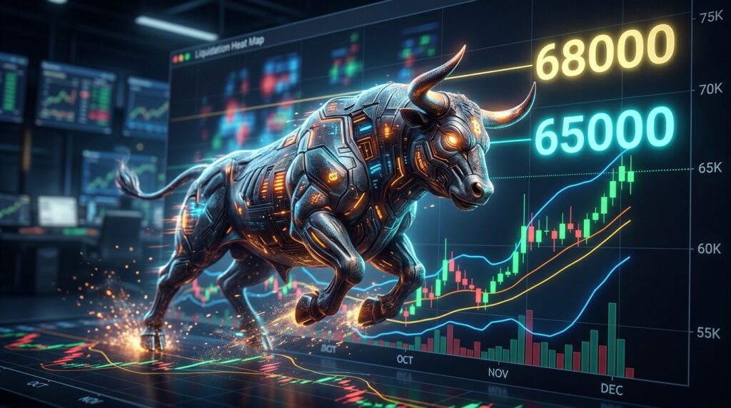 Bitcoin Vise 68 000 Dollars : Taureaux Testent 65 000