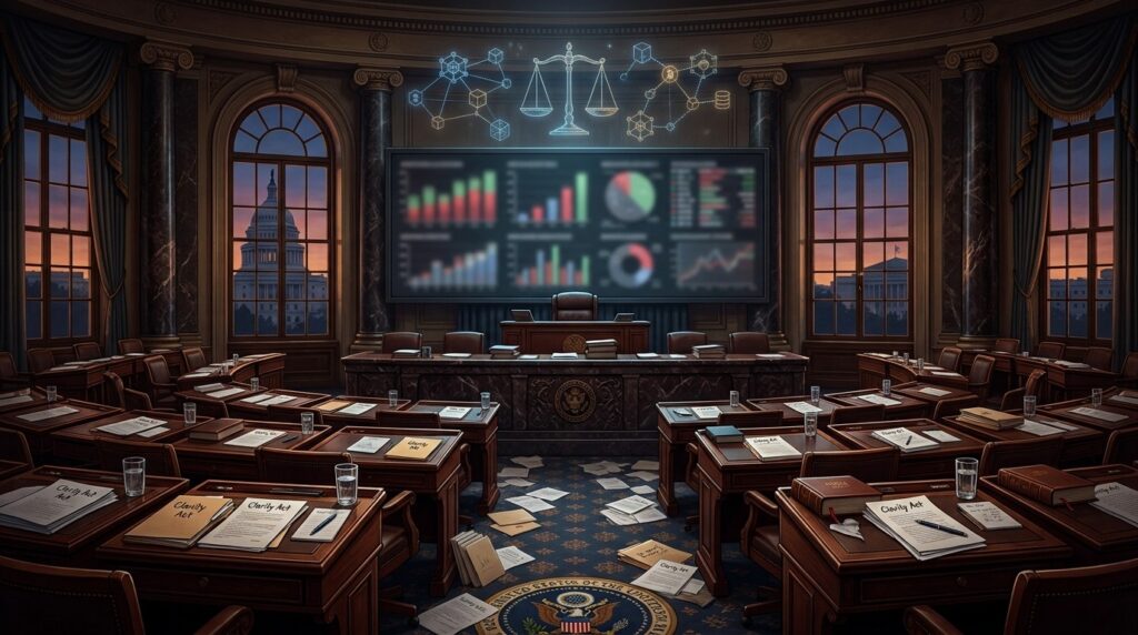 Clarity Act 2026 Échec Impact Crypto