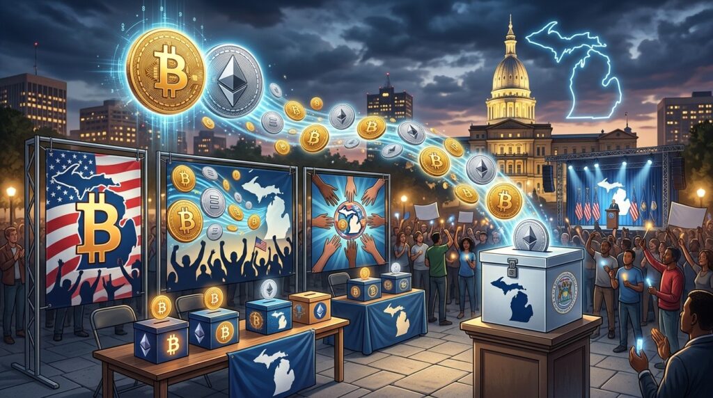 Crypto PAC Dépense Plus De 2M Dans Course Chambre Michigan