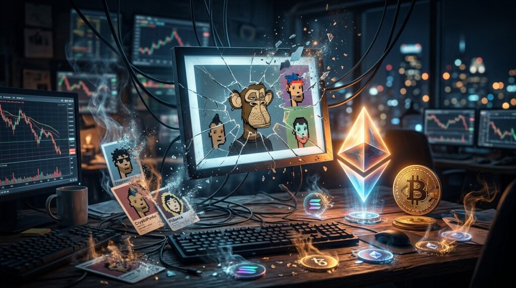 Les Ventes Nft Chutent De 45% Et Ethereum Reste En Tete