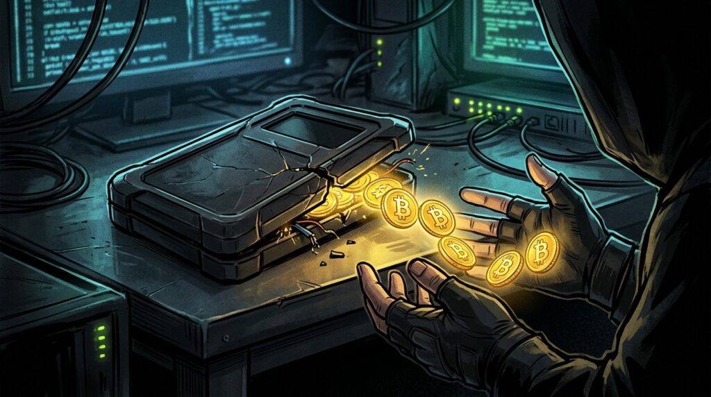 Plus de 1000 Bitcoin Volés : Faille Sécurite Coldcard Mk3