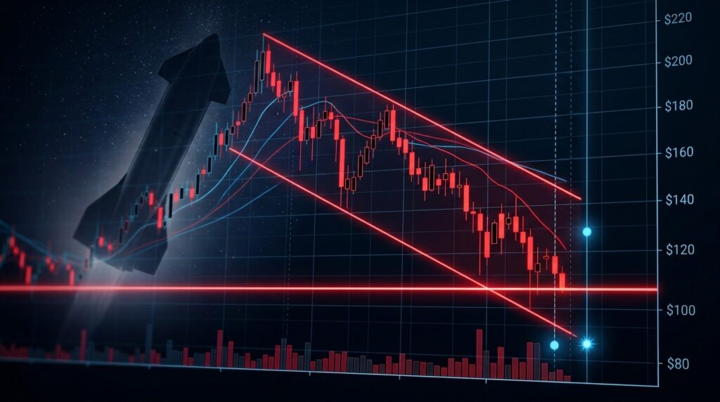 SpaceX Action Proche Support 107 Dollars Avant Résultats Déblocage