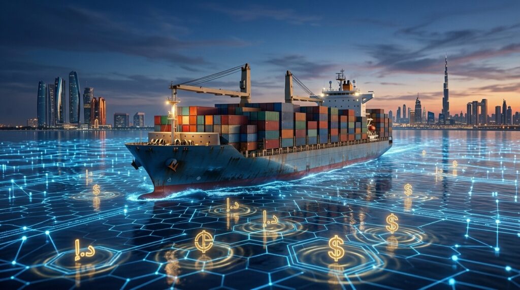 Tokenisation Navires Émirats 500 Millions Dollars Blockchain