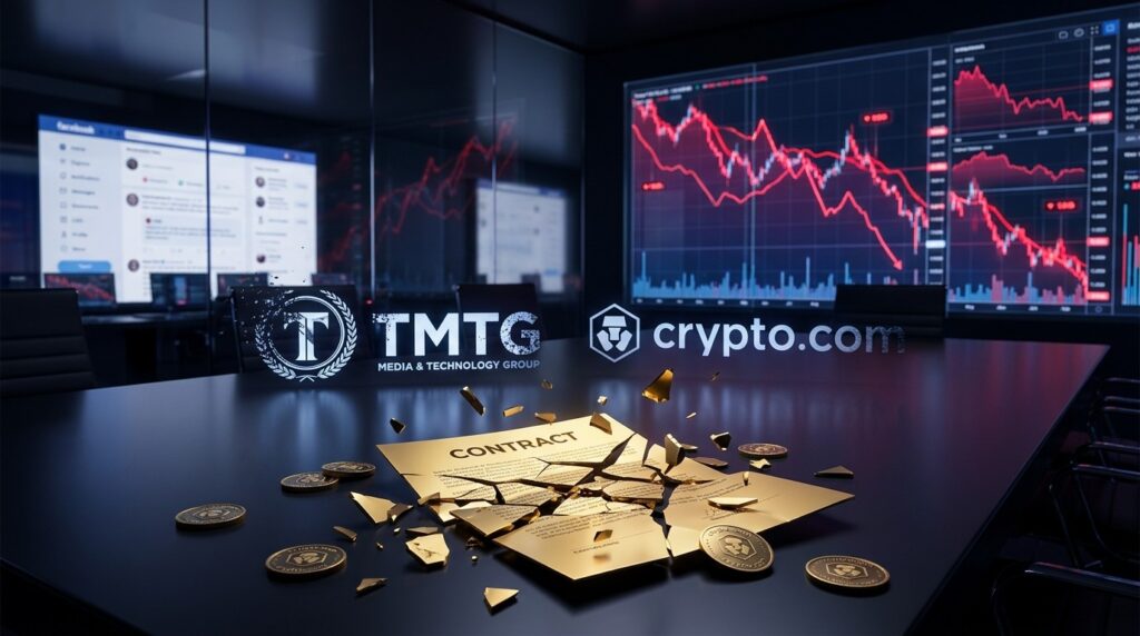Trump Media Annule Accord Crypto 6,42 Milliards Avec Crypto.com