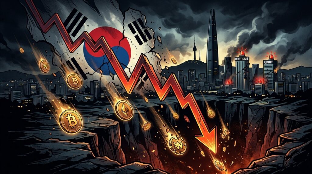 Volume Crypto Corée Du Sud Chute De 55% Au Premier Semestre 2026