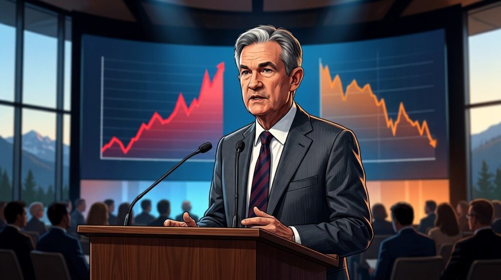 Warsh Jackson Hole Hausse Taux Bitcoin Sous 80K