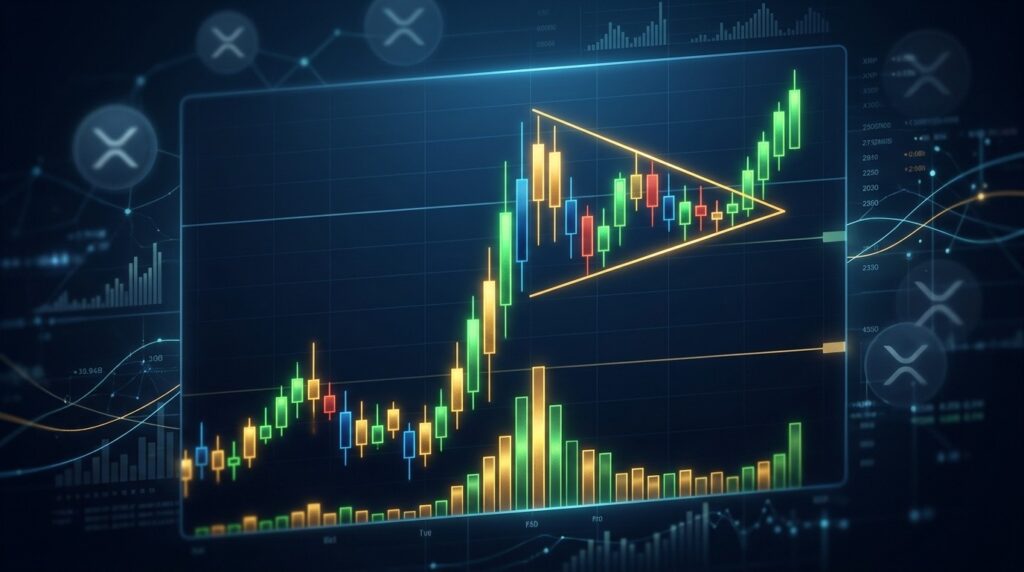 Xrp Forme Un Pennant Haussier Après 51% De Hausse