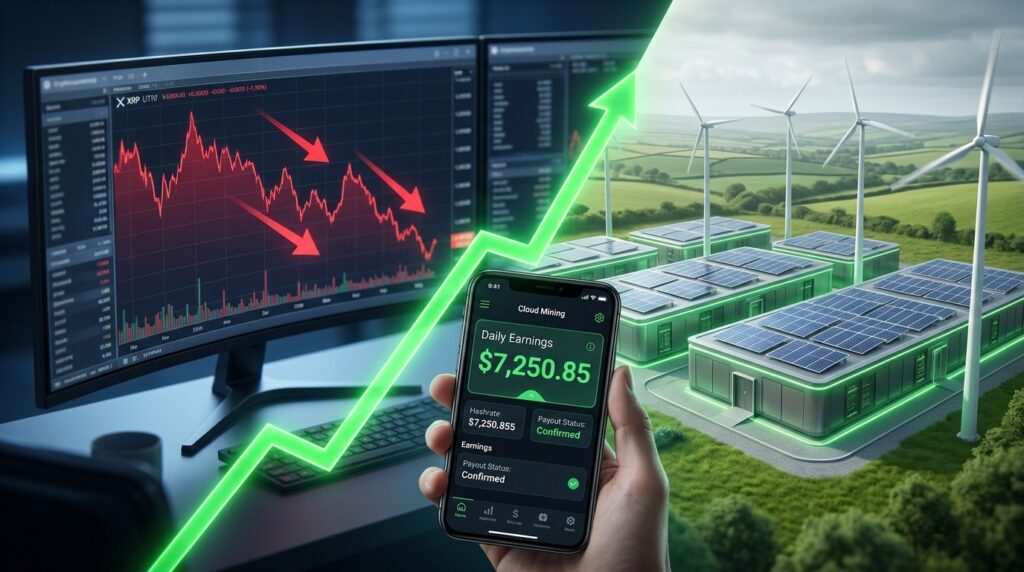 XRP Sous Pression : ETF Ralentis et Cloud Mining UE Crypto