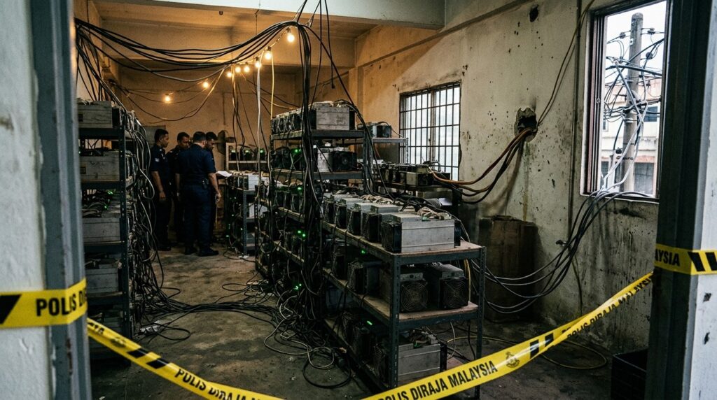 30 Mineurs Bitcoin Détenus En Malaisie Pour Vol Électrique
