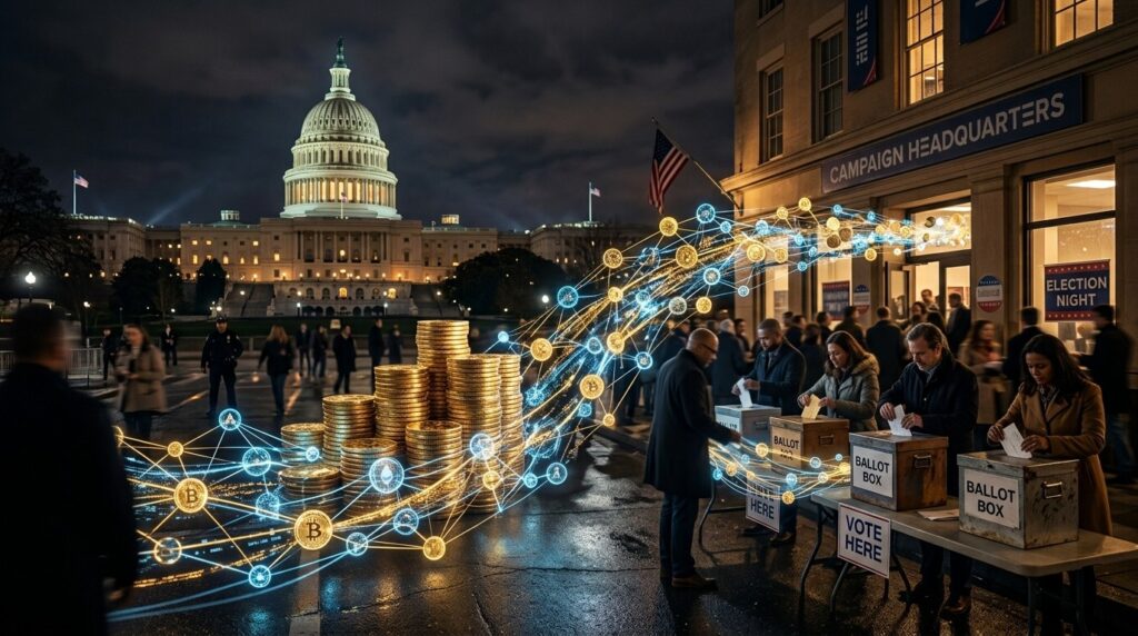 Firmes Crypto Versent 206 Millions Aux Midterms 2026