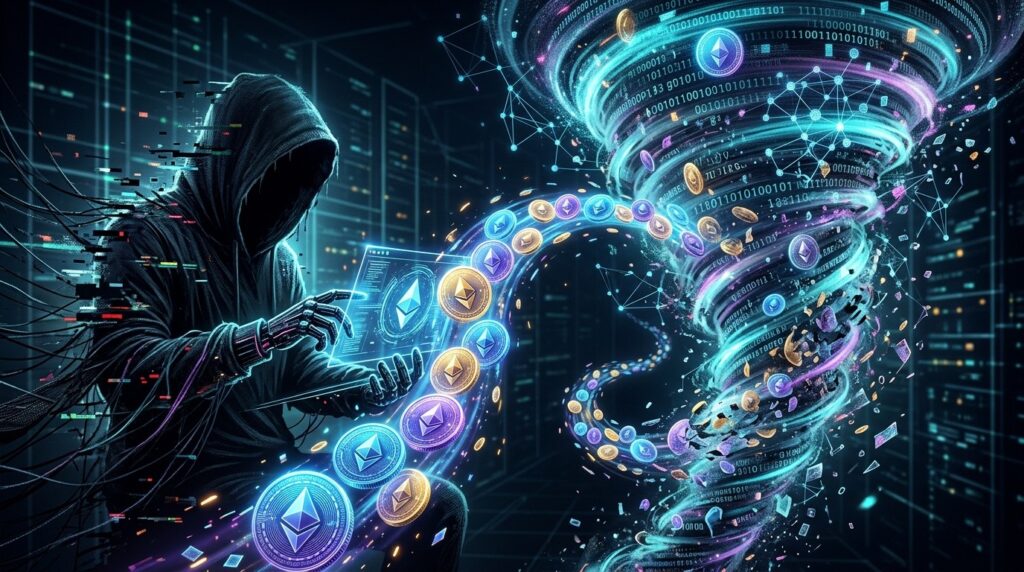 Attaquant Triple-A Transfère 12,4 M$ en ETH vers Tornado Cash