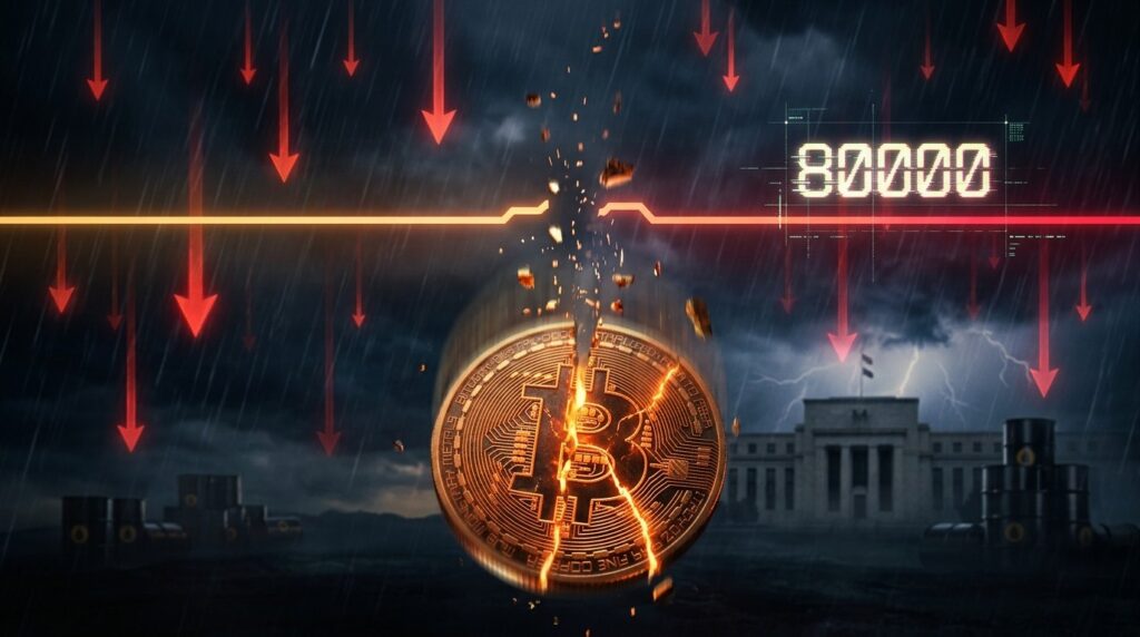 Bitcoin Sous 80 000 Dollars : Trois Menaces Cette Semaine