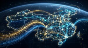 Chine Lance Réseau Blockchain National