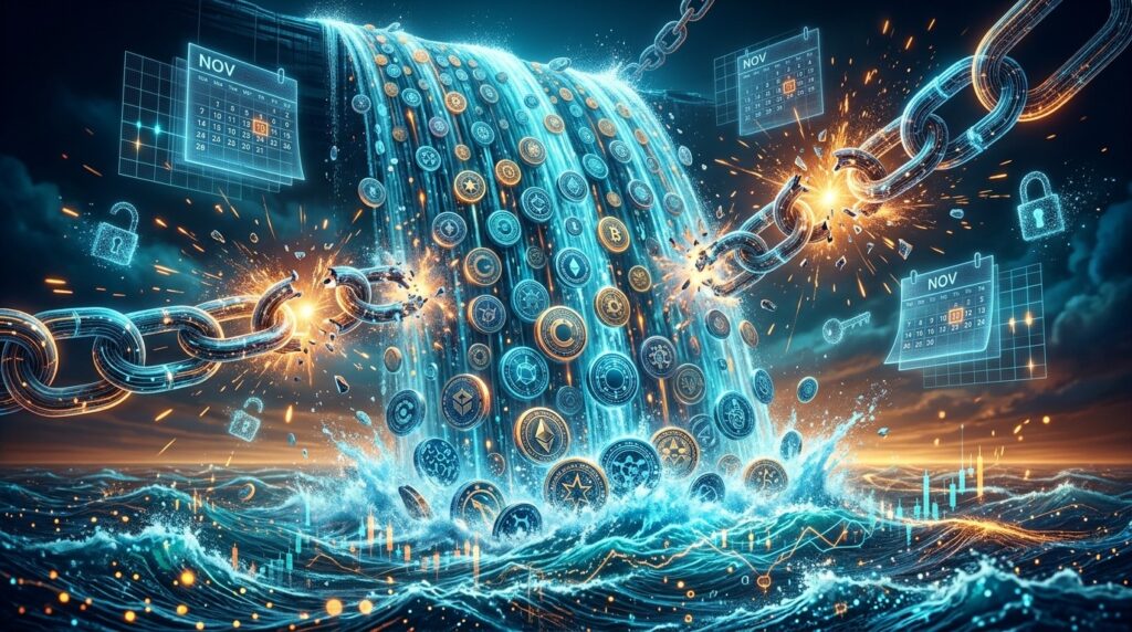 Déblocages Tokens Novembre : 254 Millions De Dollars