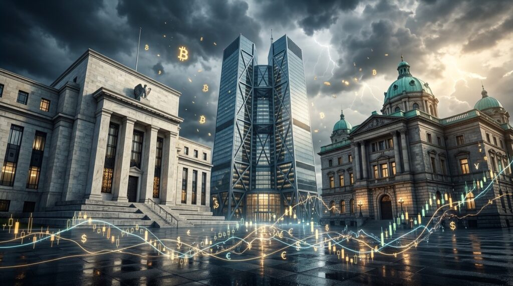 Fed Bce Boj Super Semaine Banques Centrales Crypto