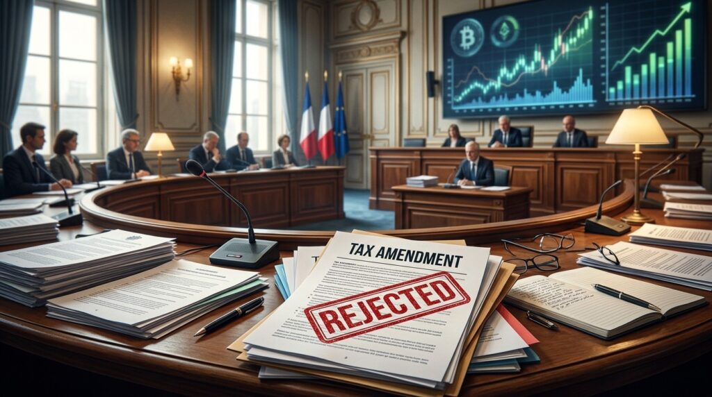 Flat Tax Crypto 41,4% : Amendement Rejeté