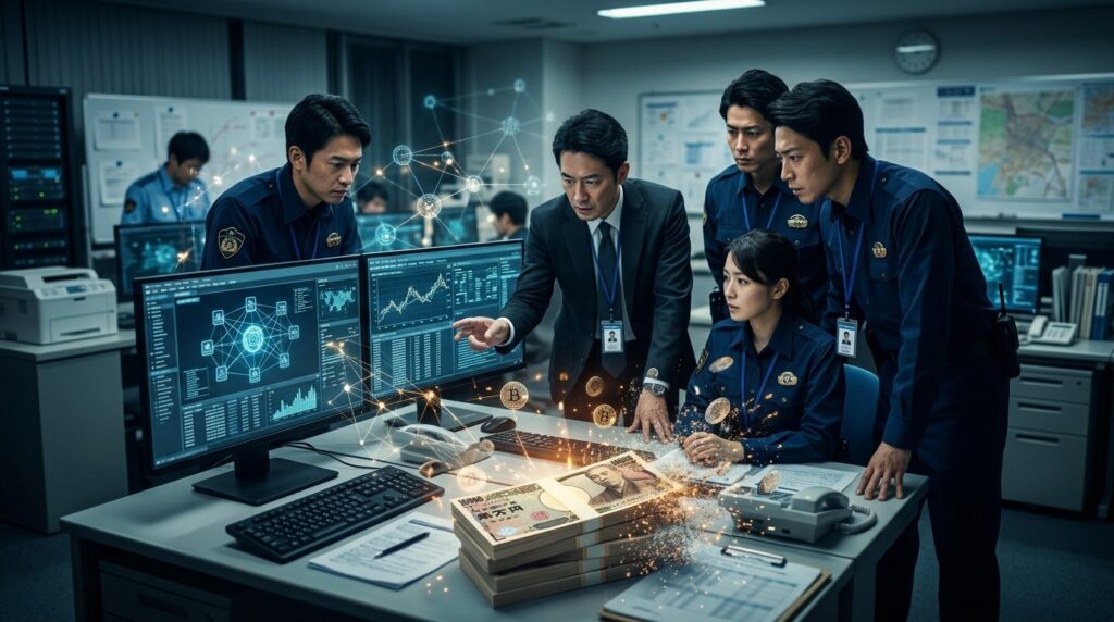 Japon Arrestation Six Suspects Blanchiment Crypto