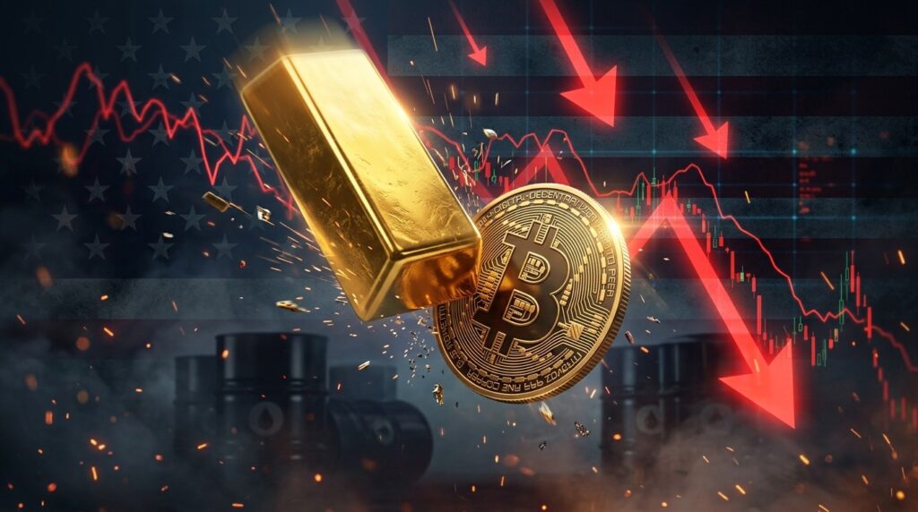 Or Chute Vers 4100 Dollars Après Inflation US À 3,7 %
