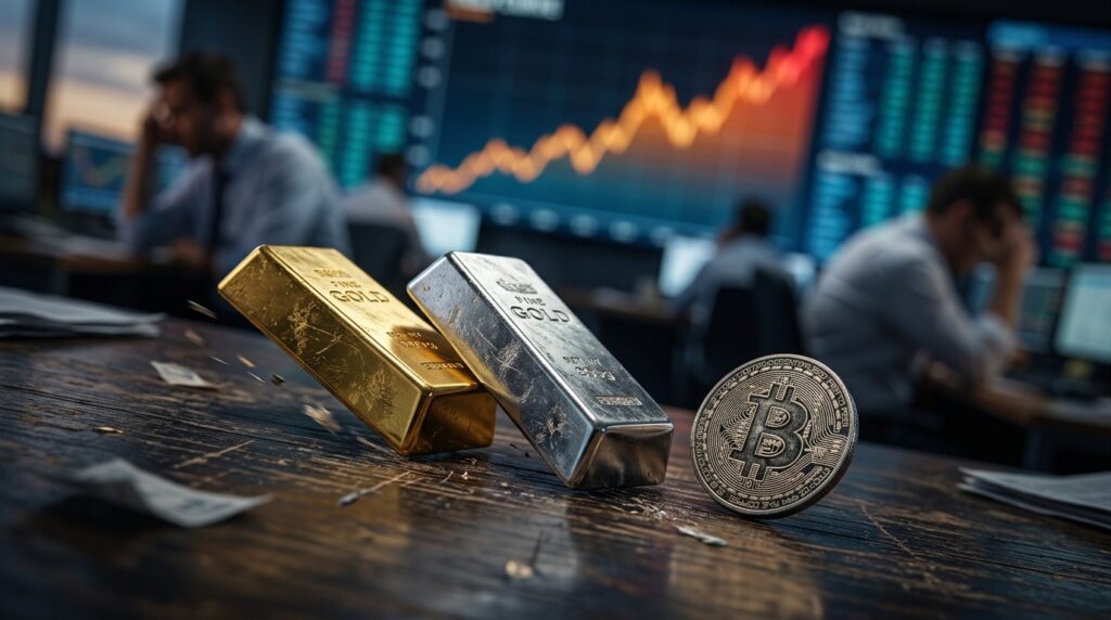 Taux Us À 5,35 % : Or, Argent Et Bitcoin Décrochent