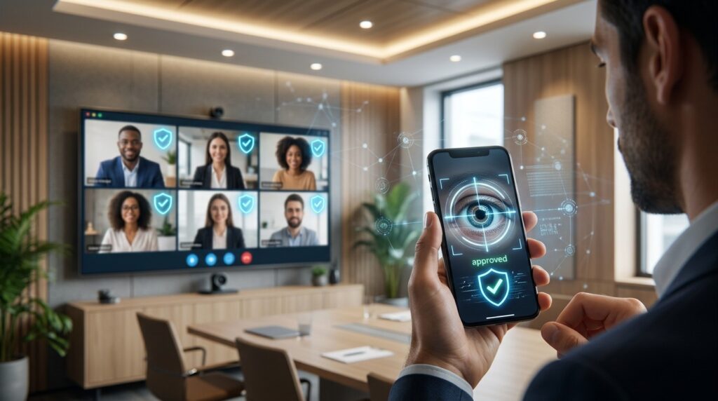 World Lance Les Badges Biométriques Sur Zoom